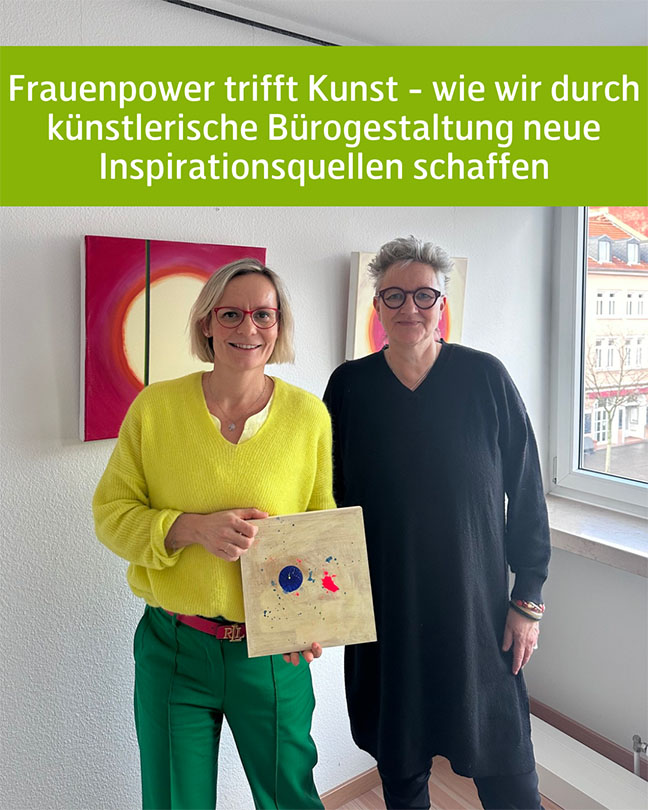 Frauenpower trifft Kunst: Wie wir durch künstlerische Bürogestaltung neue Inspirationsquellen schaffen"